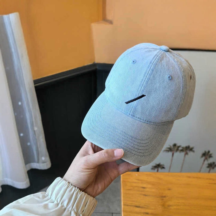 Herre Klassisk Denim-Stil Baseballcaps Skanto