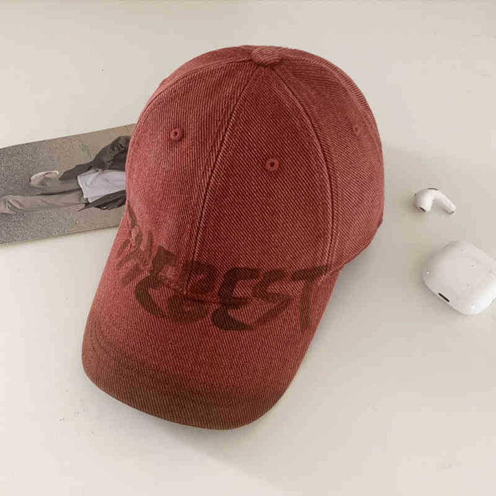 Herre Casual Teksturert Baseball Caps Skanto