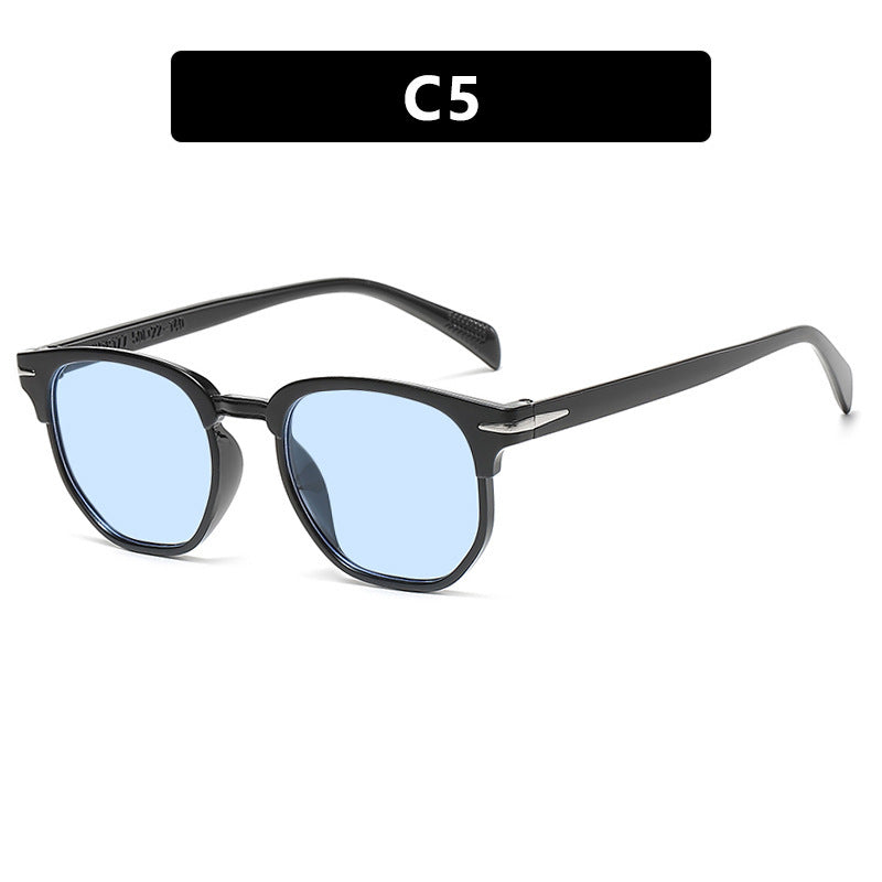Dame geometrisk solbrille med luksuriøs ramme Skanto