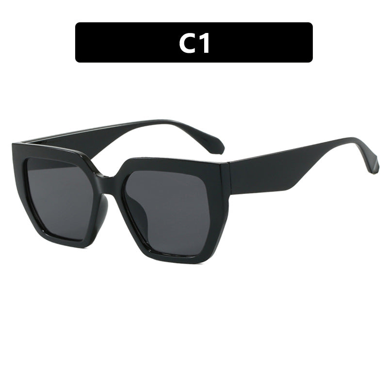 Women's geometric glasses in fashionable tortoise pattern Skanto