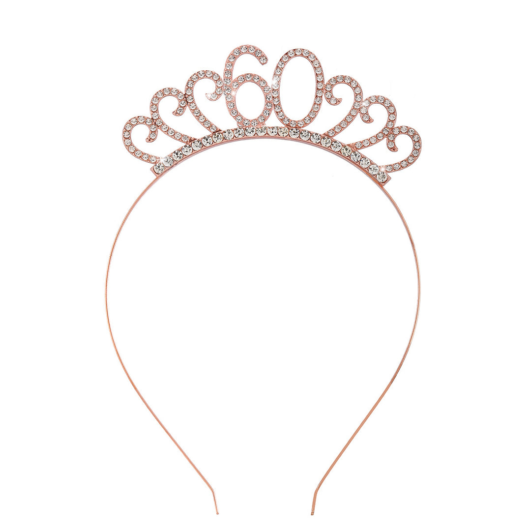 Dame Krystalltiara med personlig designet tallmotiv Skanto