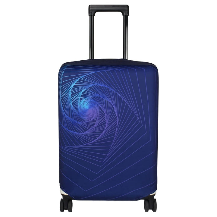 Unisex nan elastisk koffertrekk med mandala-motiv, debarbeskyttelse for teleskophåndtak og hjul Skanto