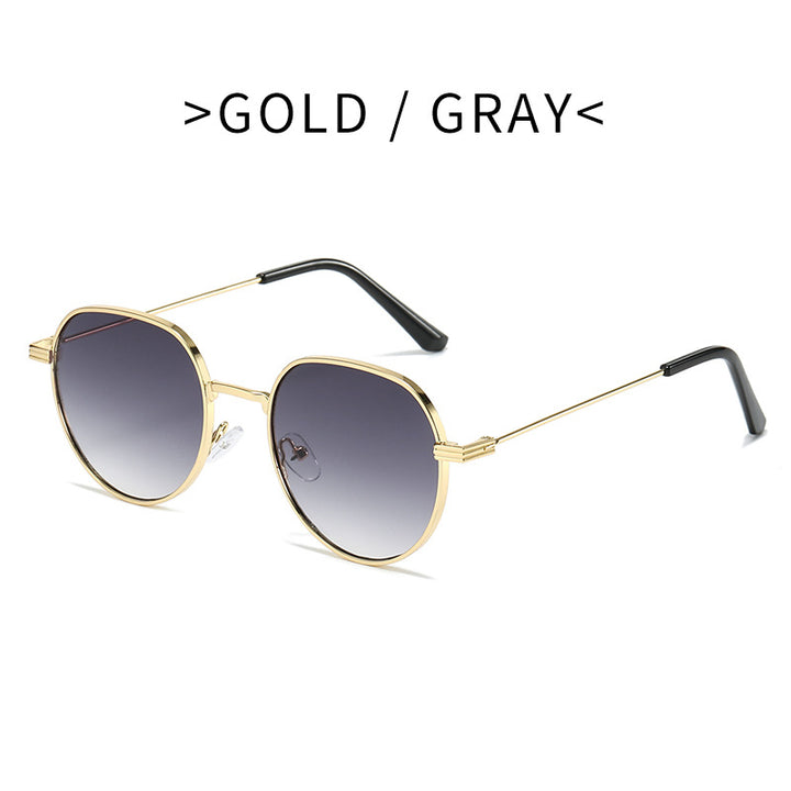 Dame Stilfull rund Designer mote solbrille Skanto