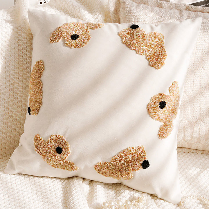 Damer Strukturert Putetrekk med Elegant Stripet Design Skanto
