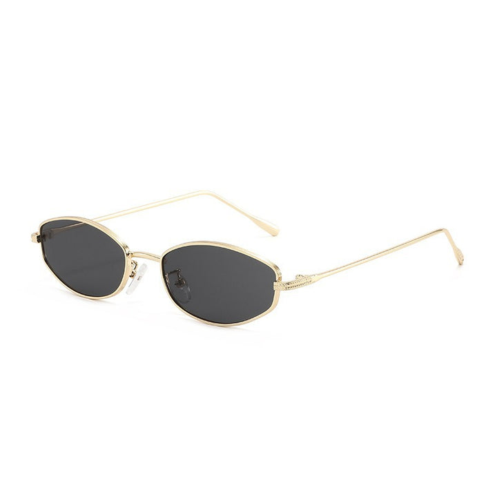 Women's fashionable sunglasses in a minimalist oval design Skanto