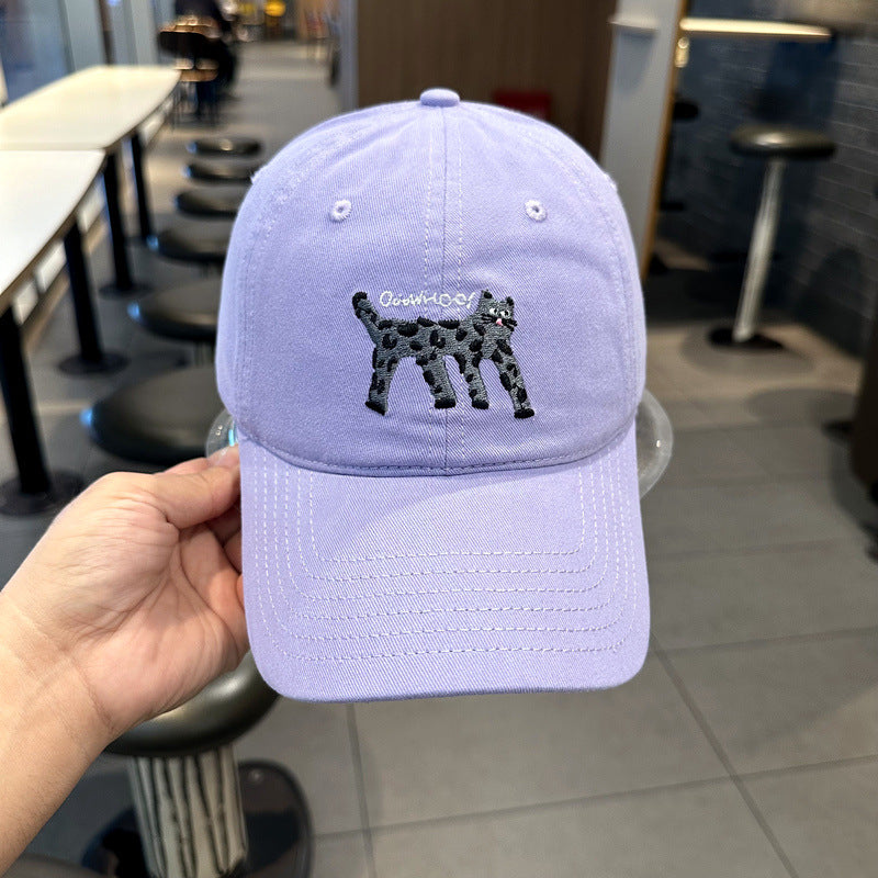 Kvinners trendy dyreprint baseballcap Skanto