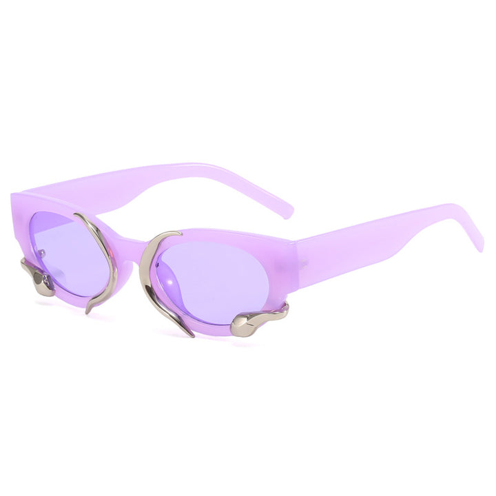 Dame designer solbrille med ekstraordinær detalj Skanto