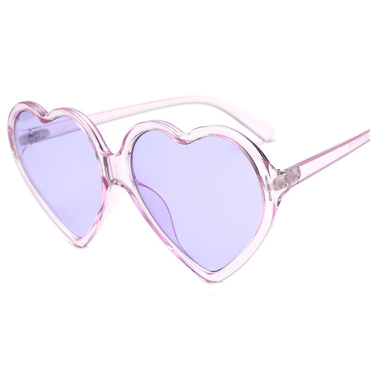 Dame hjerteformet solbrille med stilige rammer Skanto