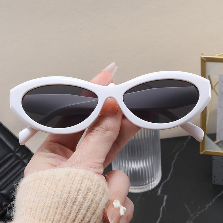 Dame trendy Cat-Eye solbriller med UV-beskyttelse Skanto