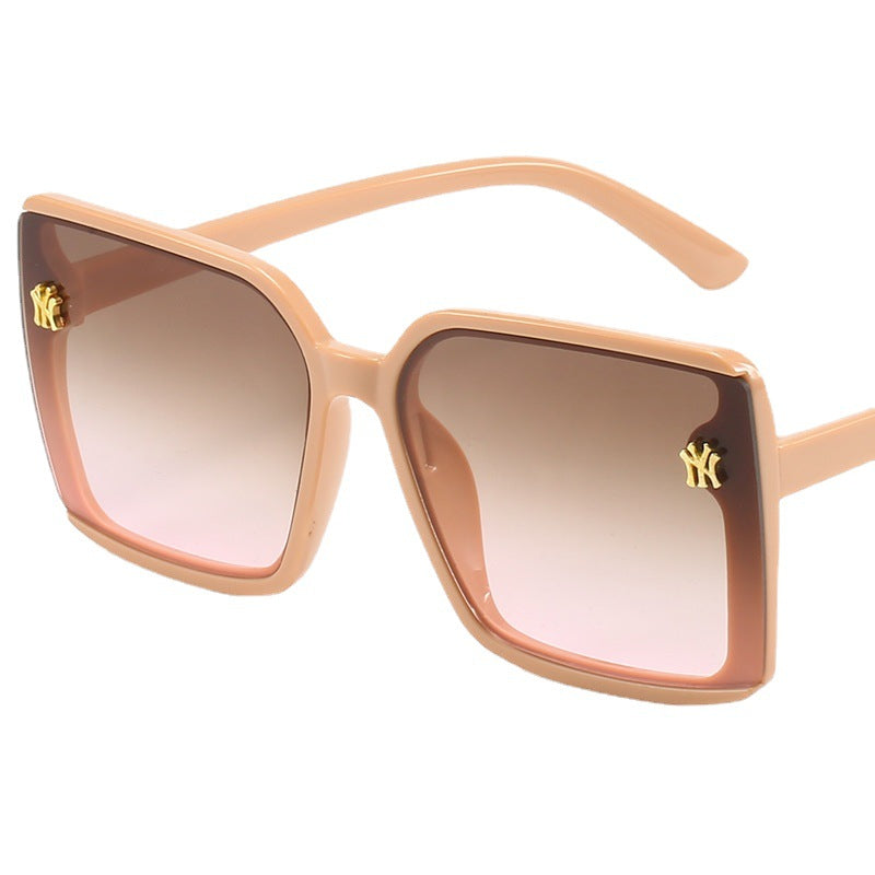 Dame Oversized-solbriller med elegante glass Skanto