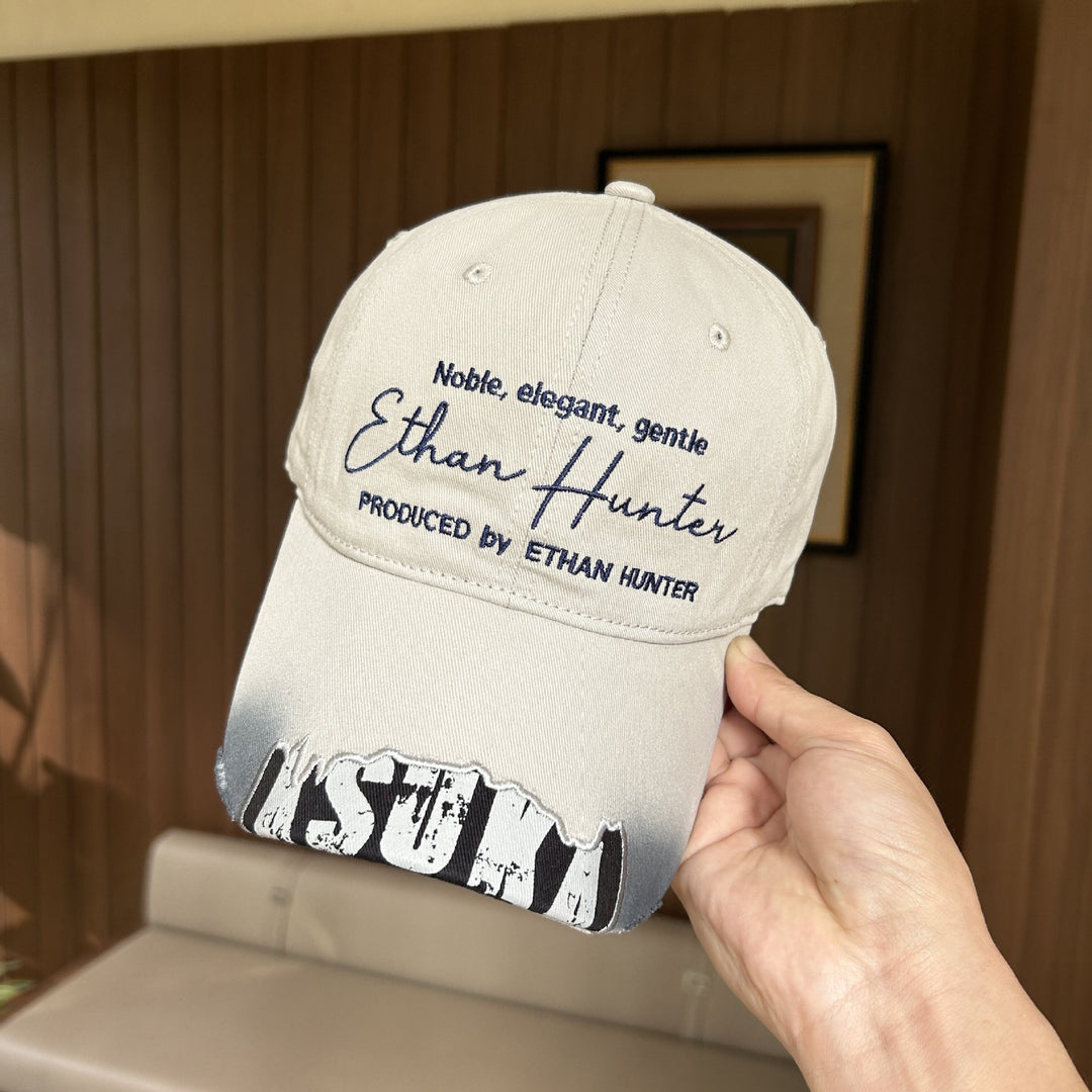 Herre Casual Vintage Brodert Caps Skanto