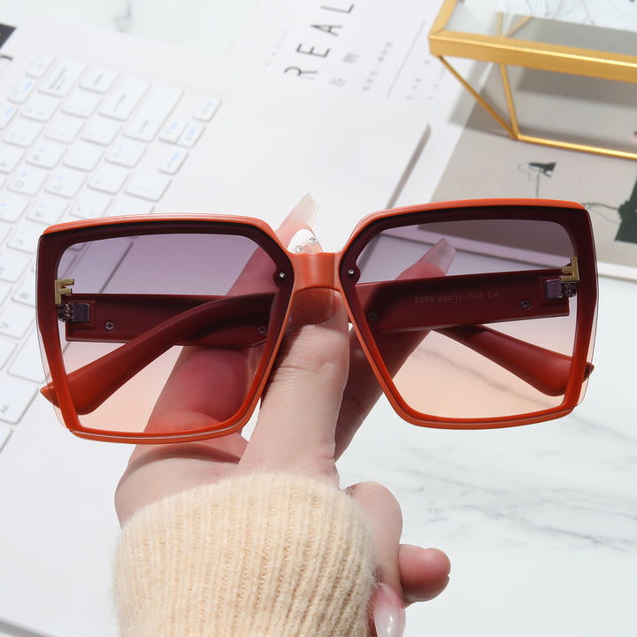 Dame moderne oversized solbriller Skanto