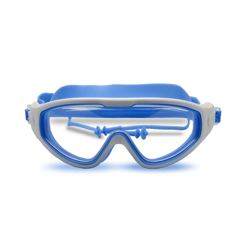 Vanntett svømmebrille med justerbar nesestykket Skanto