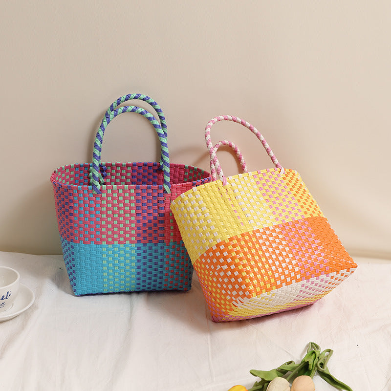 Braided Handbag and Beach Bag Skanto