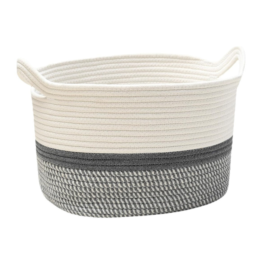 Dame Moderne Oppbevaringskurv med fl woven design Skanto