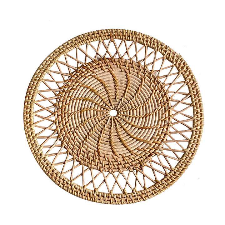 Dame Elegant håndvevd rattanunderlag Skanto