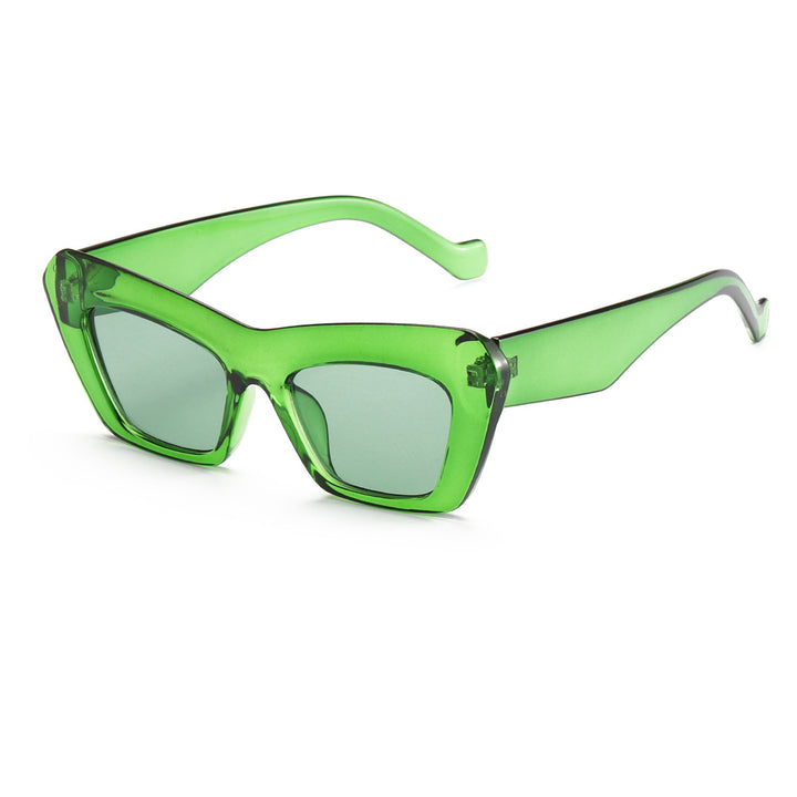 Dame trendy geometriske solbriller Skanto
