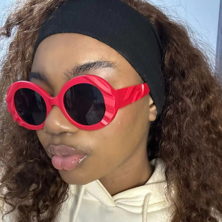 Women's sunglasses with unique, textured frame and protective lenses Skanto