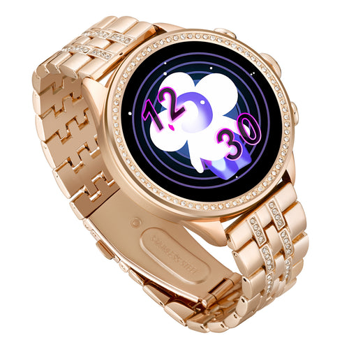 Skanto | Smartklokke Rose Gold Metal Amoled Display