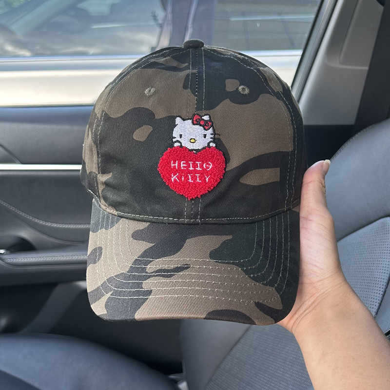 Unisex Kamuflasje Brodert Caps Skanto