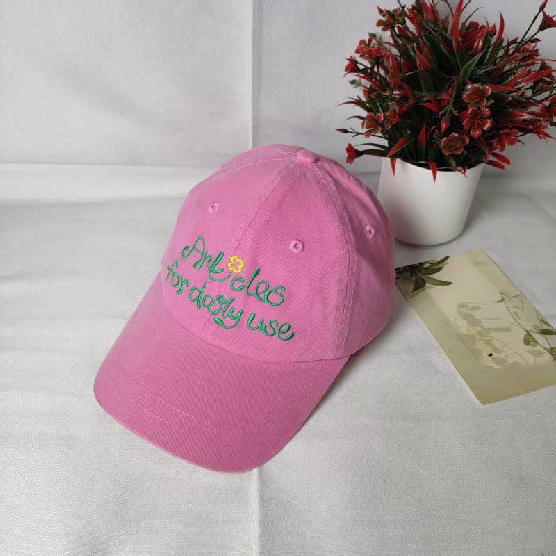 Kvinne Casual Brodert Baseball Caps Skanto