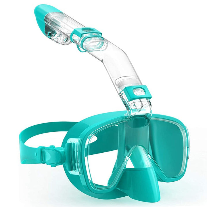 Snorkelmaske med integrert svømmebrille Skanto