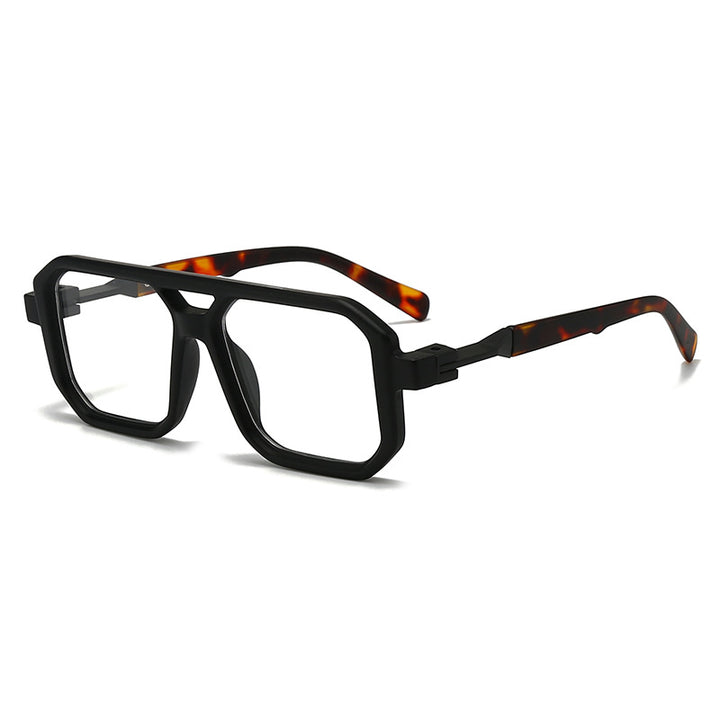 Dame stilige oversized solbriller med geometrisk ramme Skanto