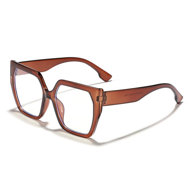 Dame oversized kvadratisk solbrille med enestående komfort og moderne design Skanto