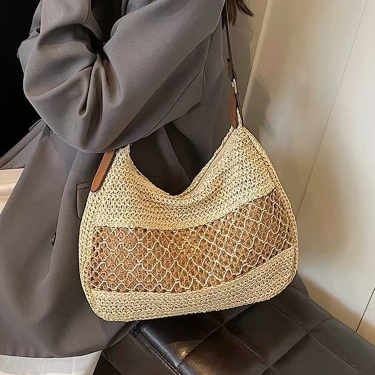 Handmade backpack bag in natural look Skanto