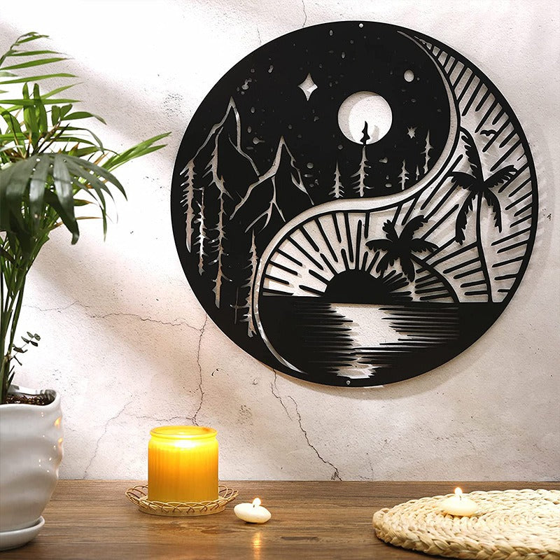 Skanto | Black Metal Wall Art Home Decor