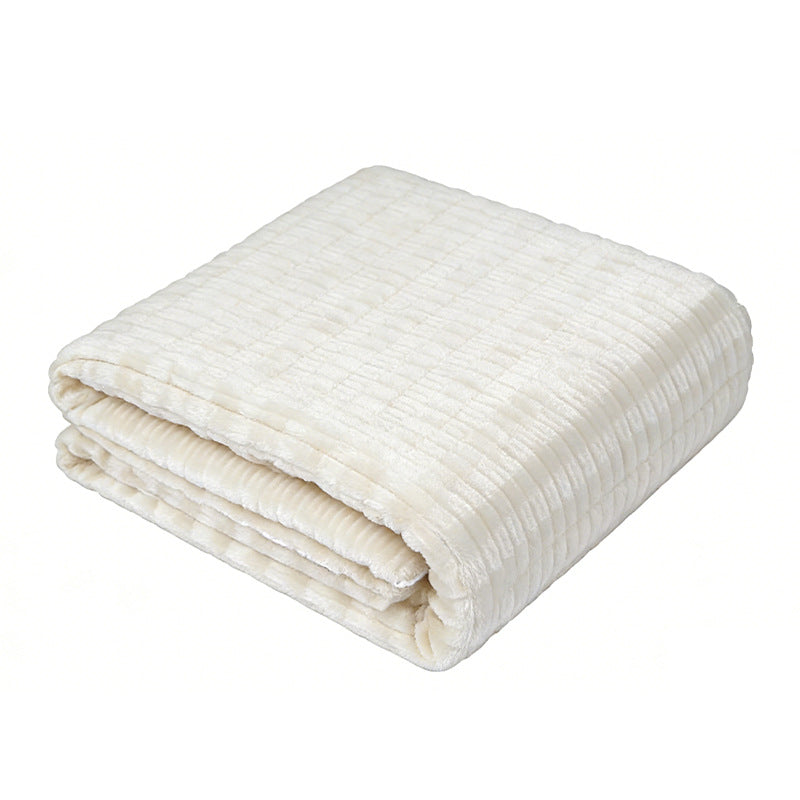 Dame Koselig Struktur-Fleece-Teppe Skanto