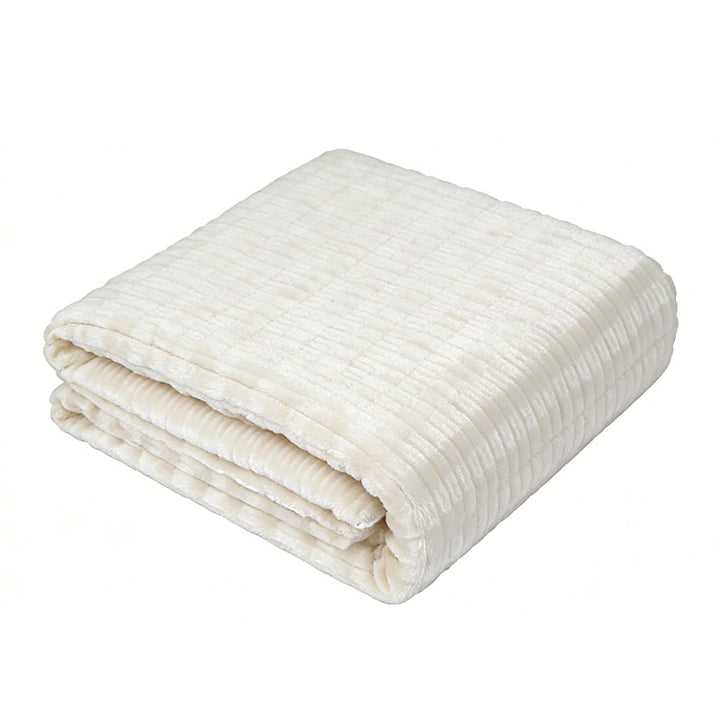 Dame Koselig Struktur-Fleece-Teppe Skanto