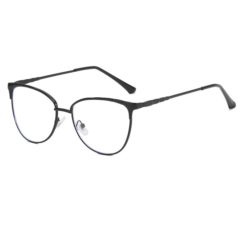 Dame Cat-Eye briller med fine metallakenter Skanto