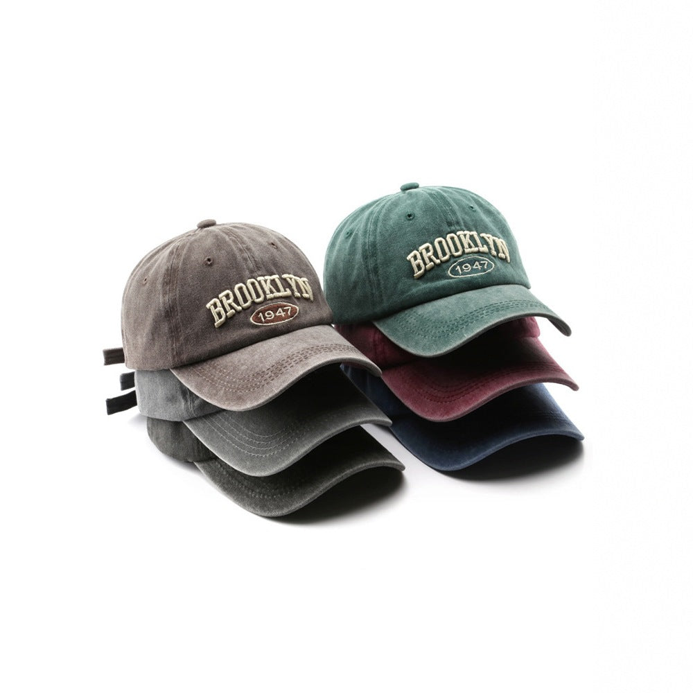 Men's Distressed Cotton Dad Cap Skanto