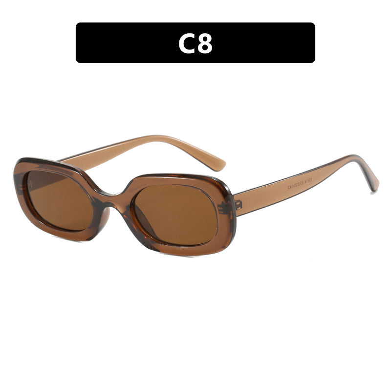 Women's oversized sunglasses with unique pattern Skanto