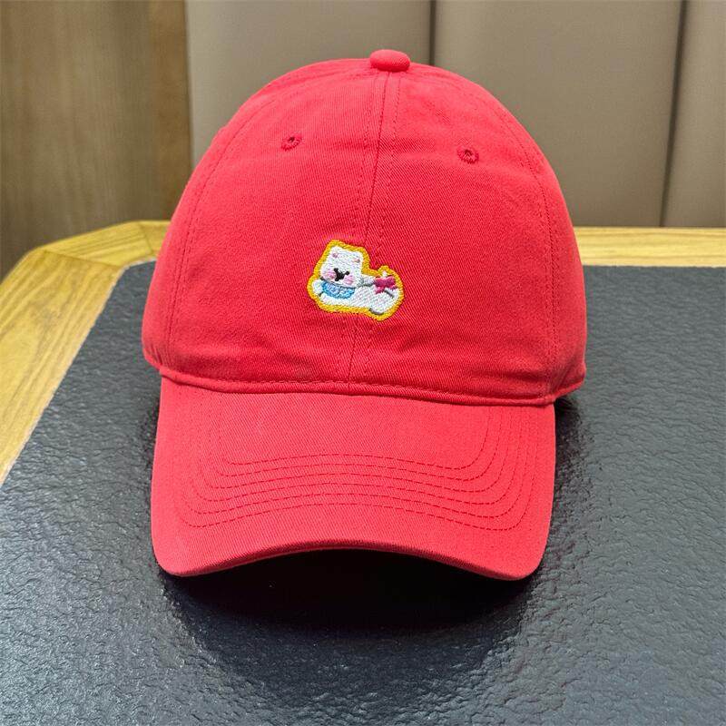 Kvinnenes broderte morsomme karakter baseballcaps Skanto