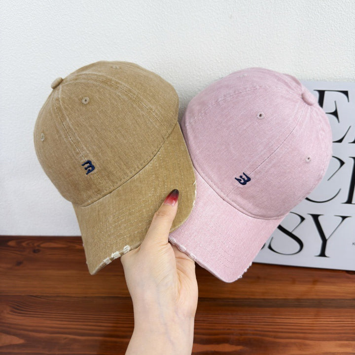 Unisex Slittet Bomull Baseball Caps Skanto 1784083761
