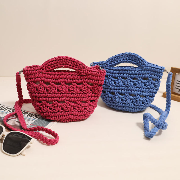 Handmade macrame shoulder bag with unique design Skanto
