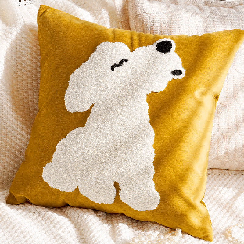 Damer Strukturert Putetrekk med Elegant Stripet Design Skanto