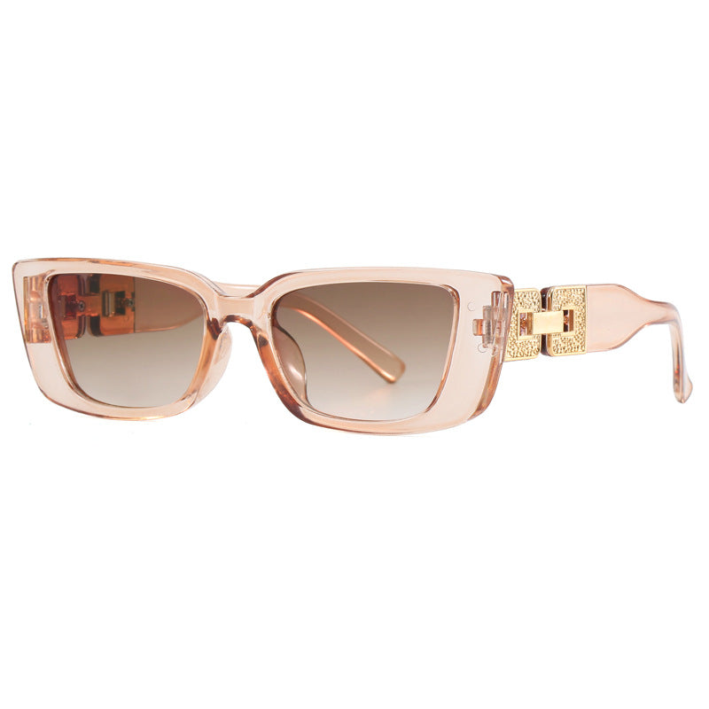 Women's Fashionable Oversized Sunglasses with Unique Leopard Print Skanto