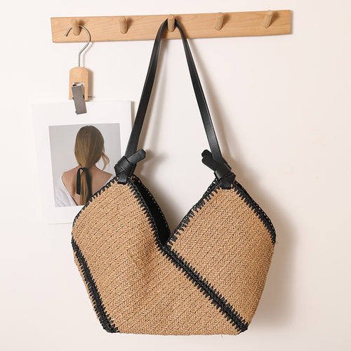 Handmade Boho Bag with Leather Details Skanto