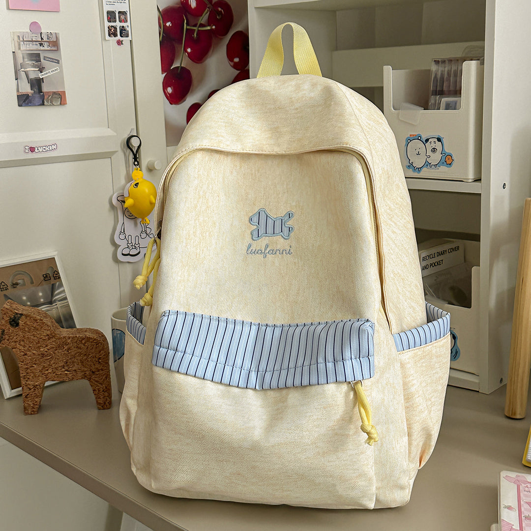 K Casual Multi-Pocket Skole Rygsekk