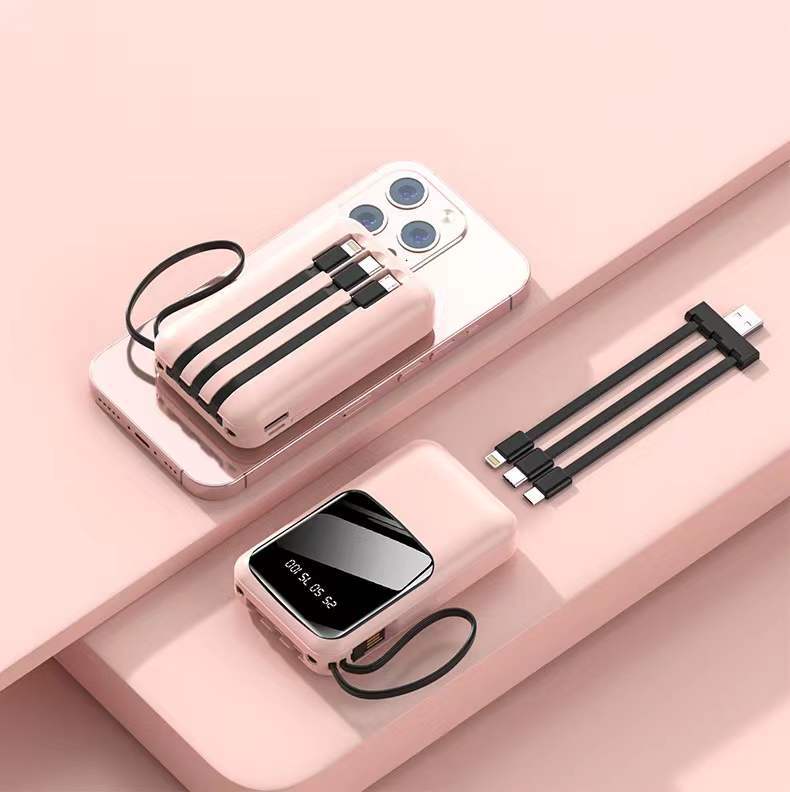 Bærbar Powerbank med flere tilkoblinger Skanto