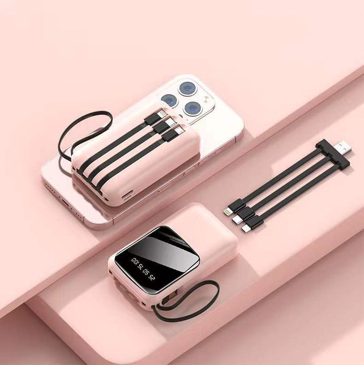 Bærbar Powerbank med flere tilkoblinger Skanto