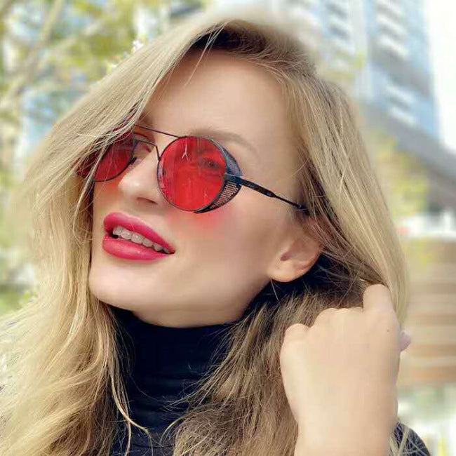 Dame Mode Metallinnfatning Brille Skanto