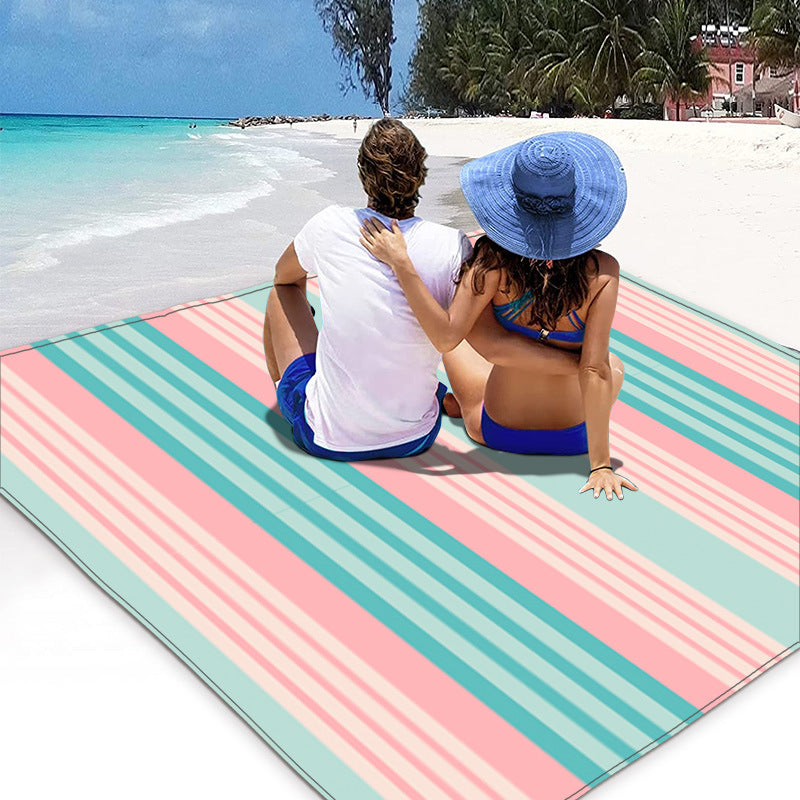 Picknickteppe i maritim design Skanto
