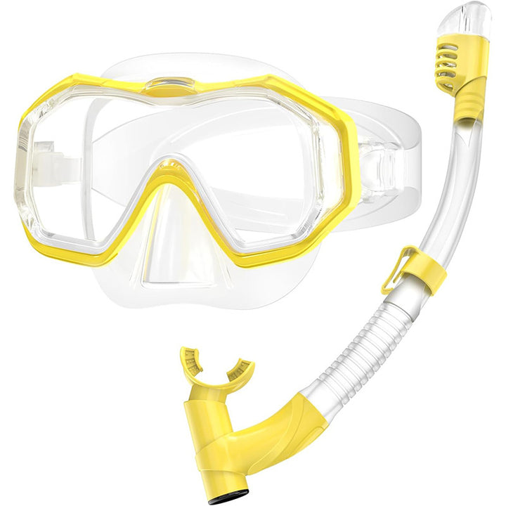 Snorkelmaske med fleksibel pusterør Skanto