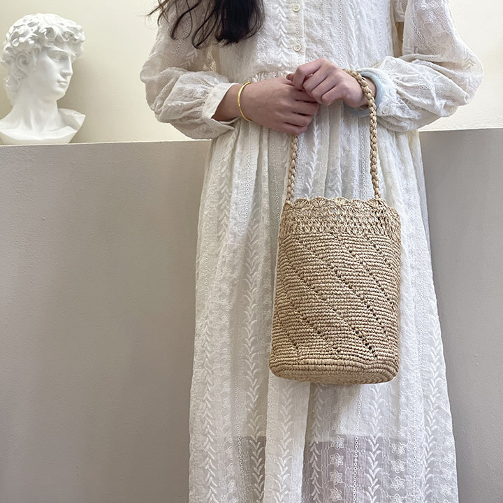 Handmade Woven Basket Bag Skanto