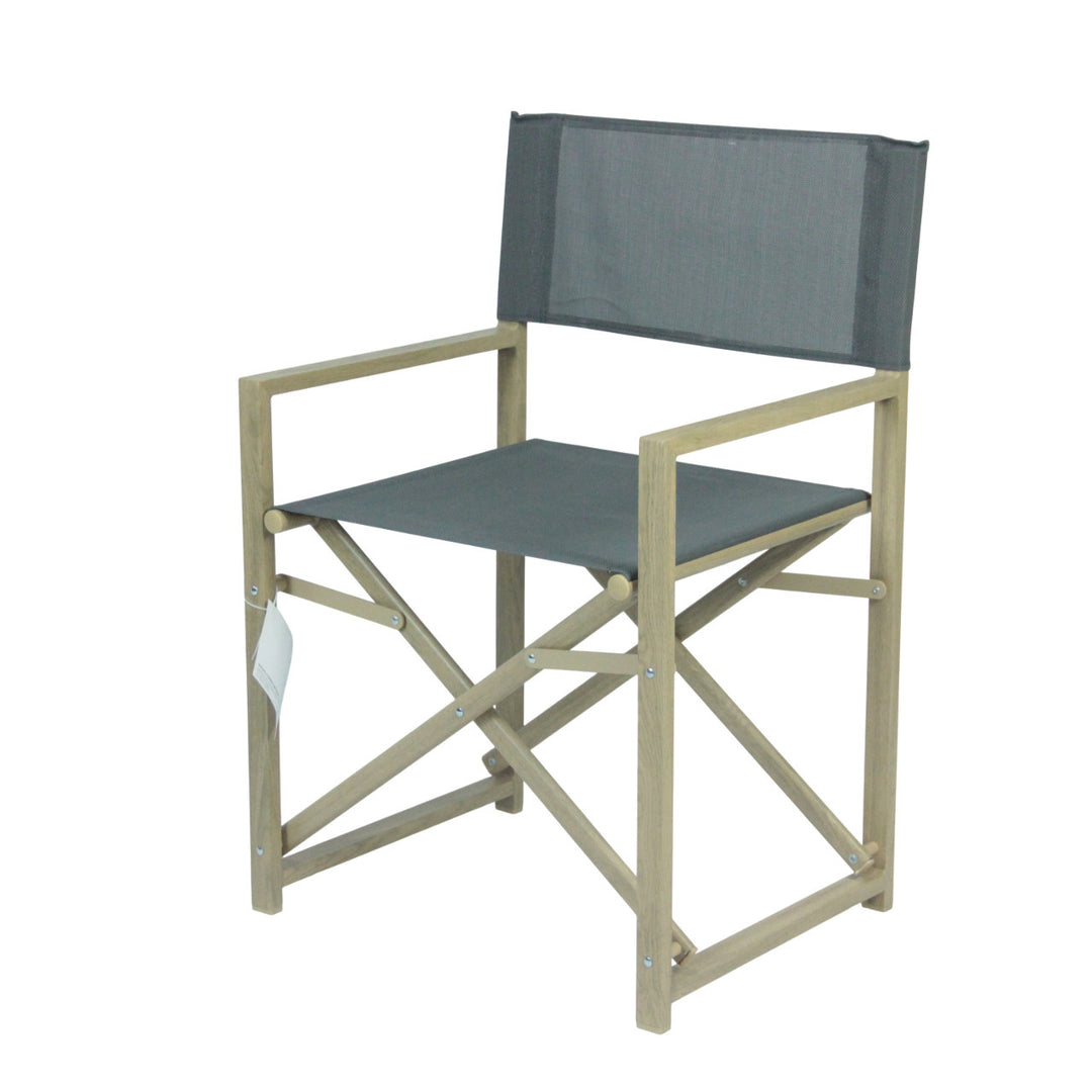 Folding chair with backrest made of high-quality wood Skanto