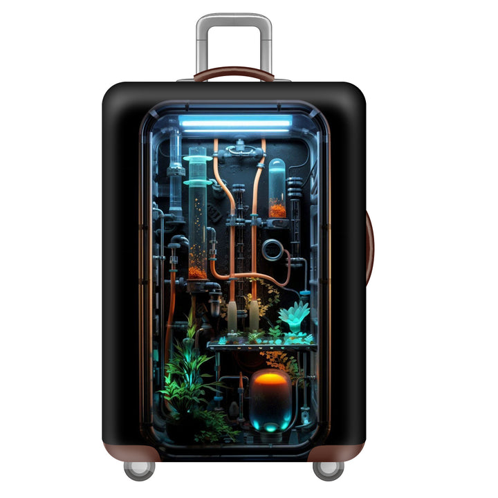 Unisex nan robuster Hartschalen-Trolley med polykarbonat-ytter skall og bilmerke-motif Skanto